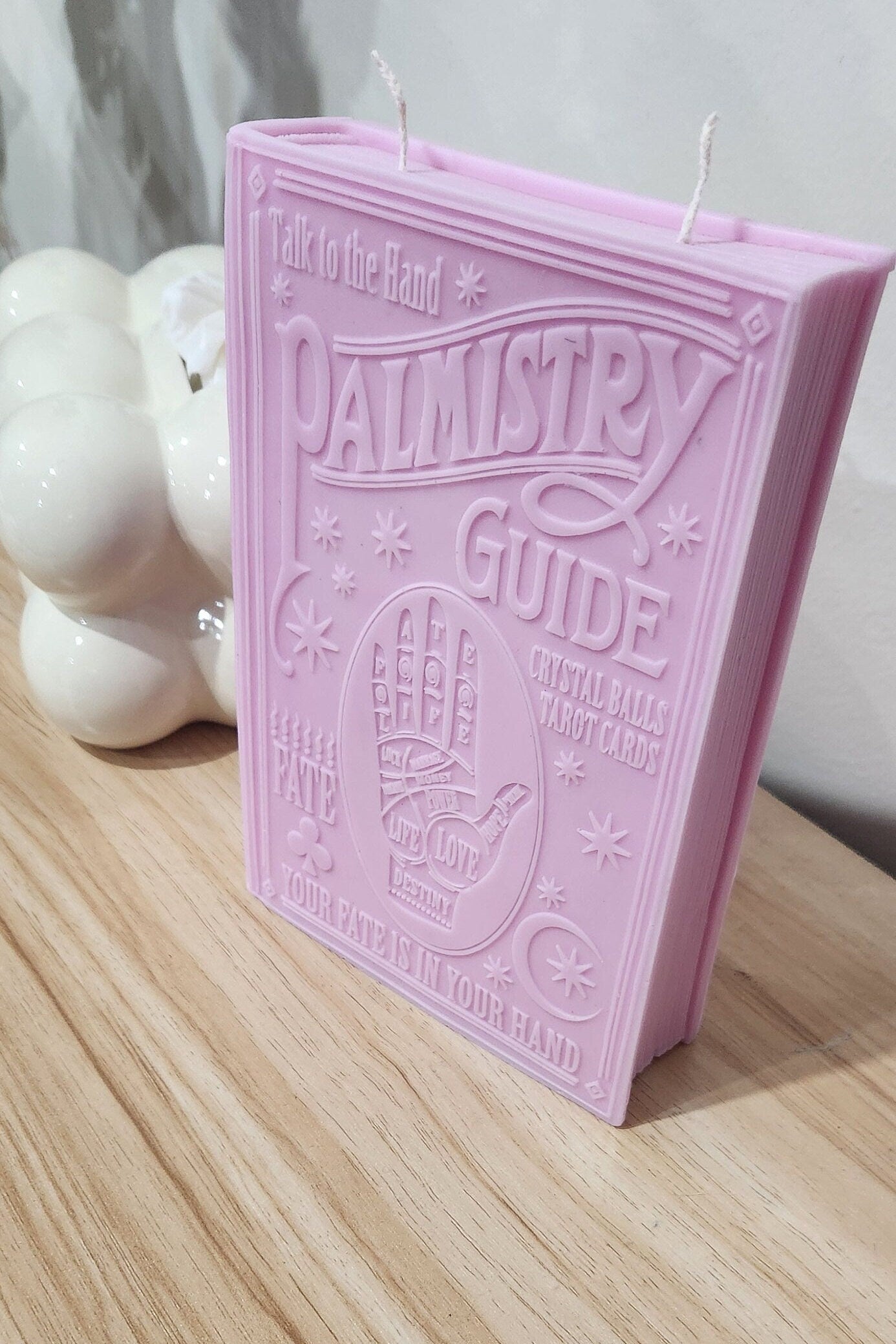 Palmistry Large Book Candle Pillar