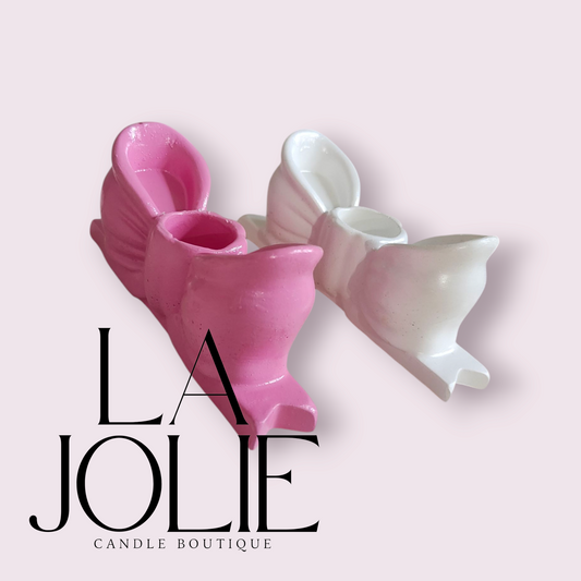 Cute Bow Candle Holder