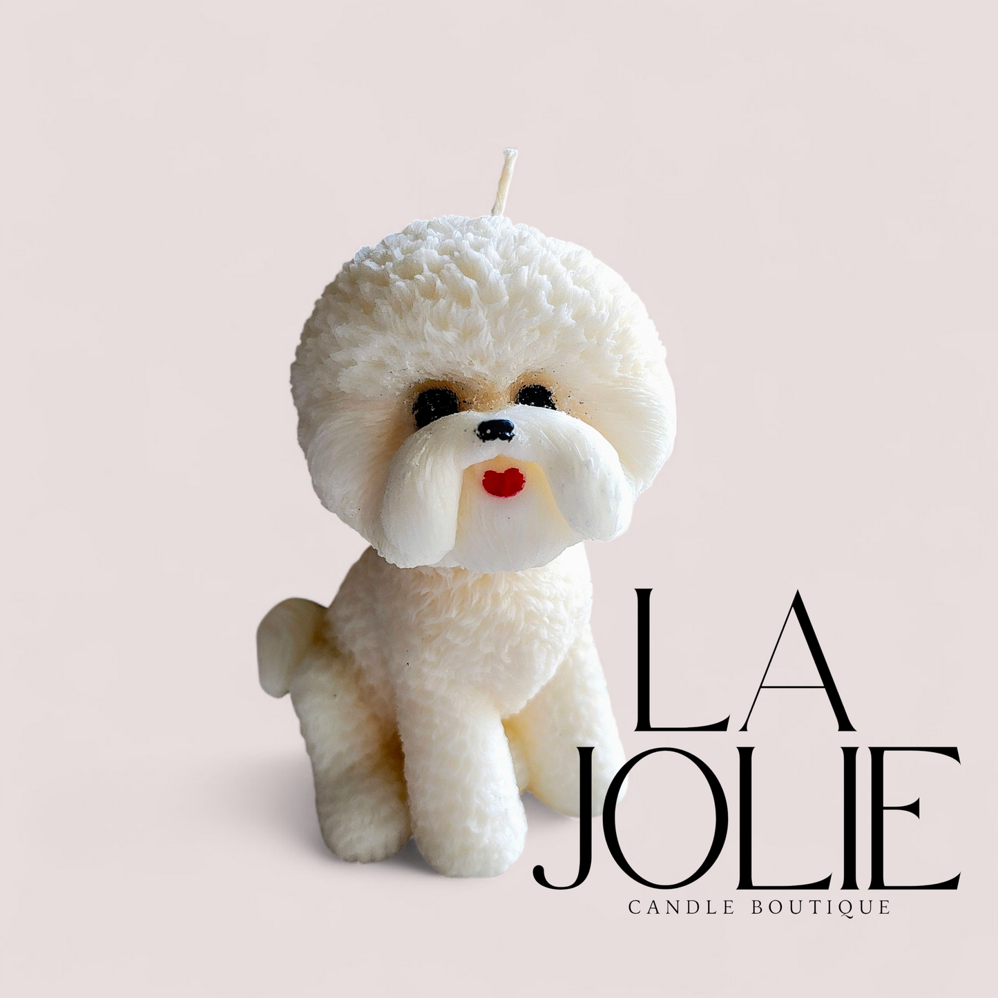 Bichon Frisé Dog Soy Wax Candle