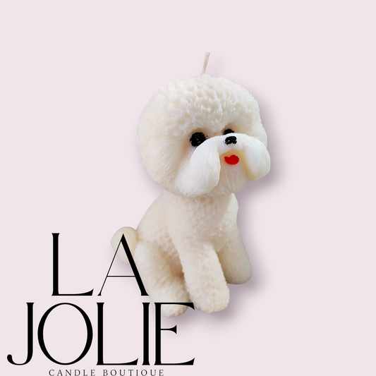 Bichon Frisé Dog Soy Wax Candle