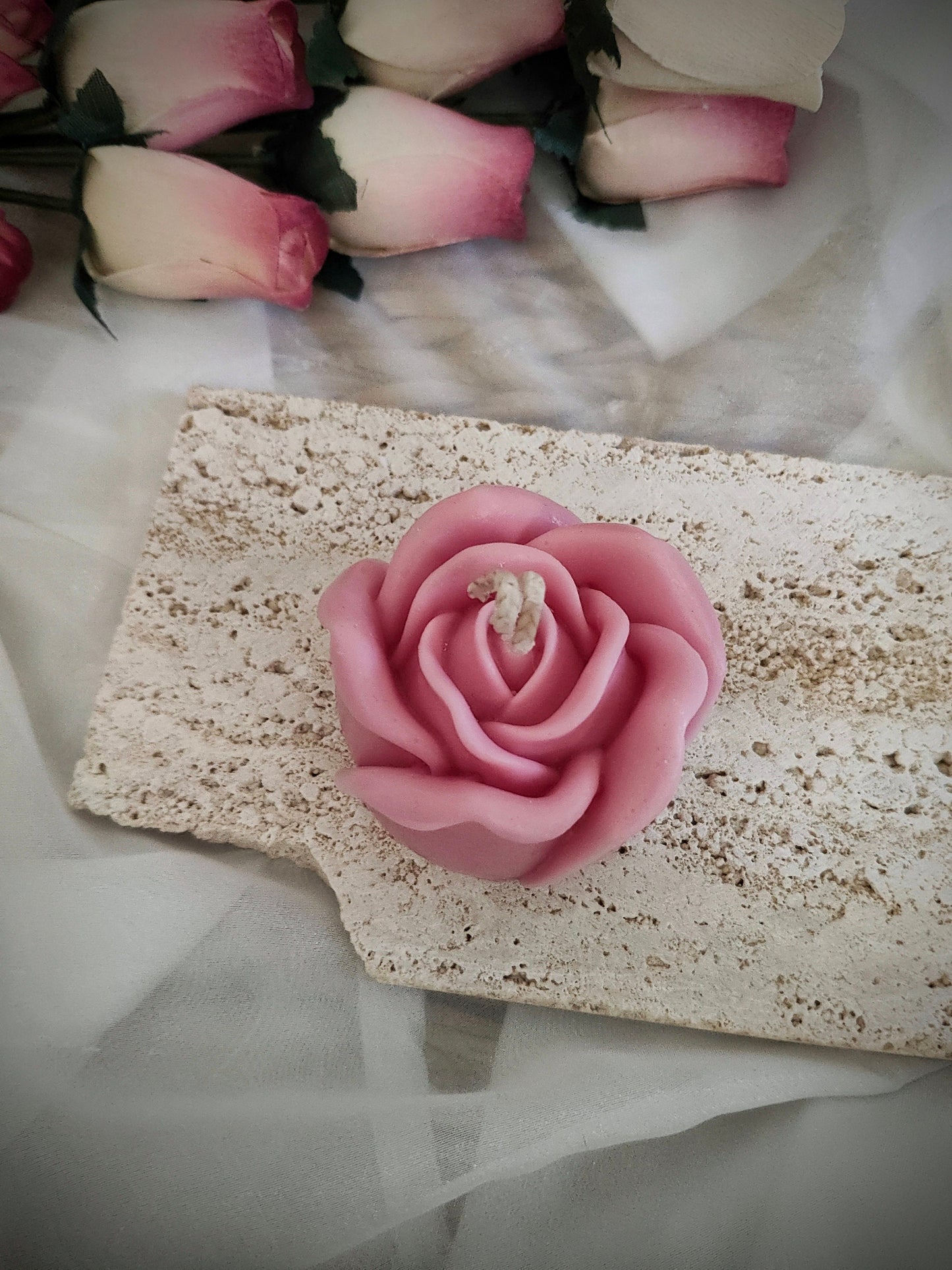Small Rose Candles