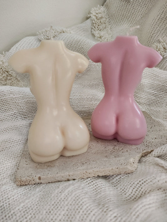 Female Body figure Pillar Candle