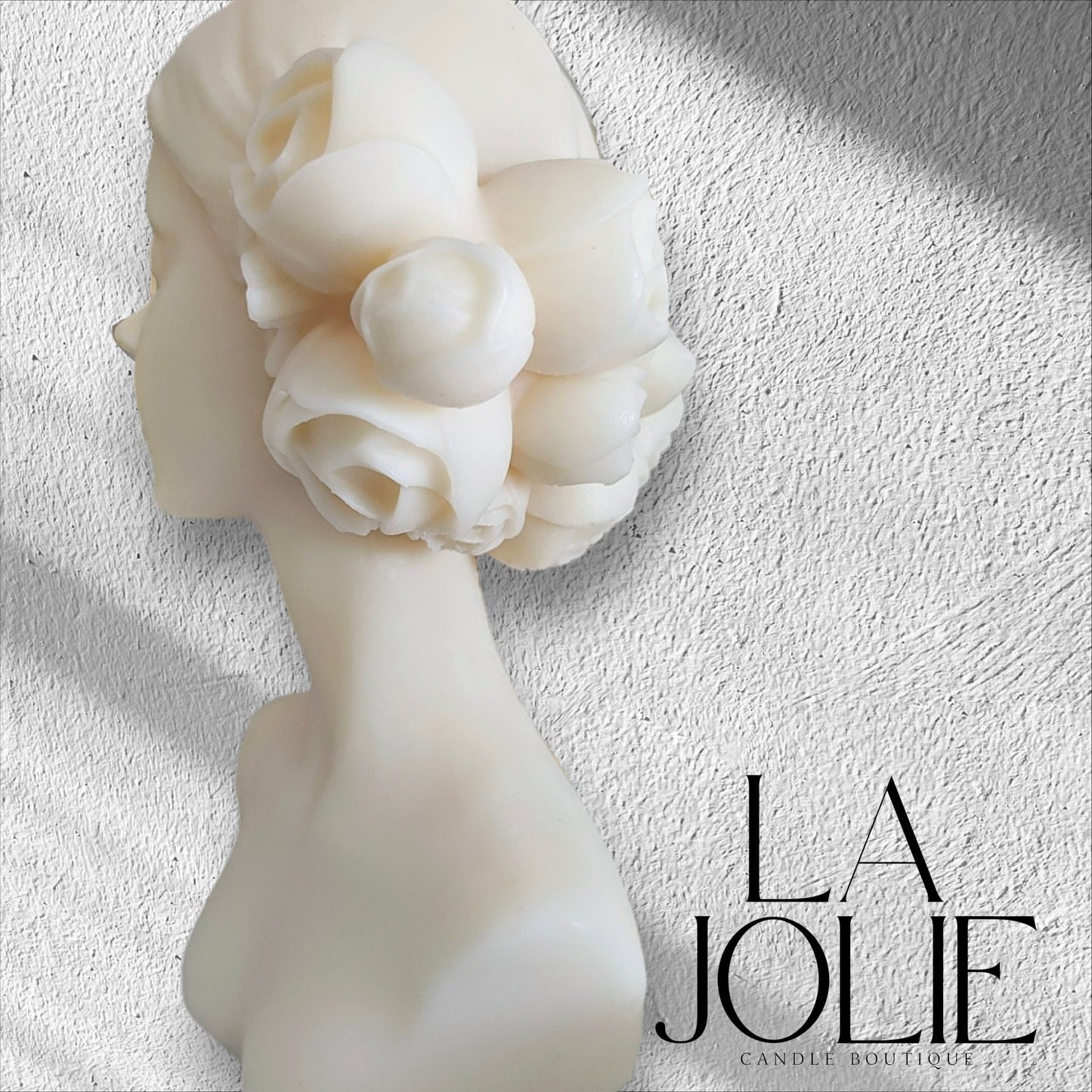 Lady large Head body Pillar Candle