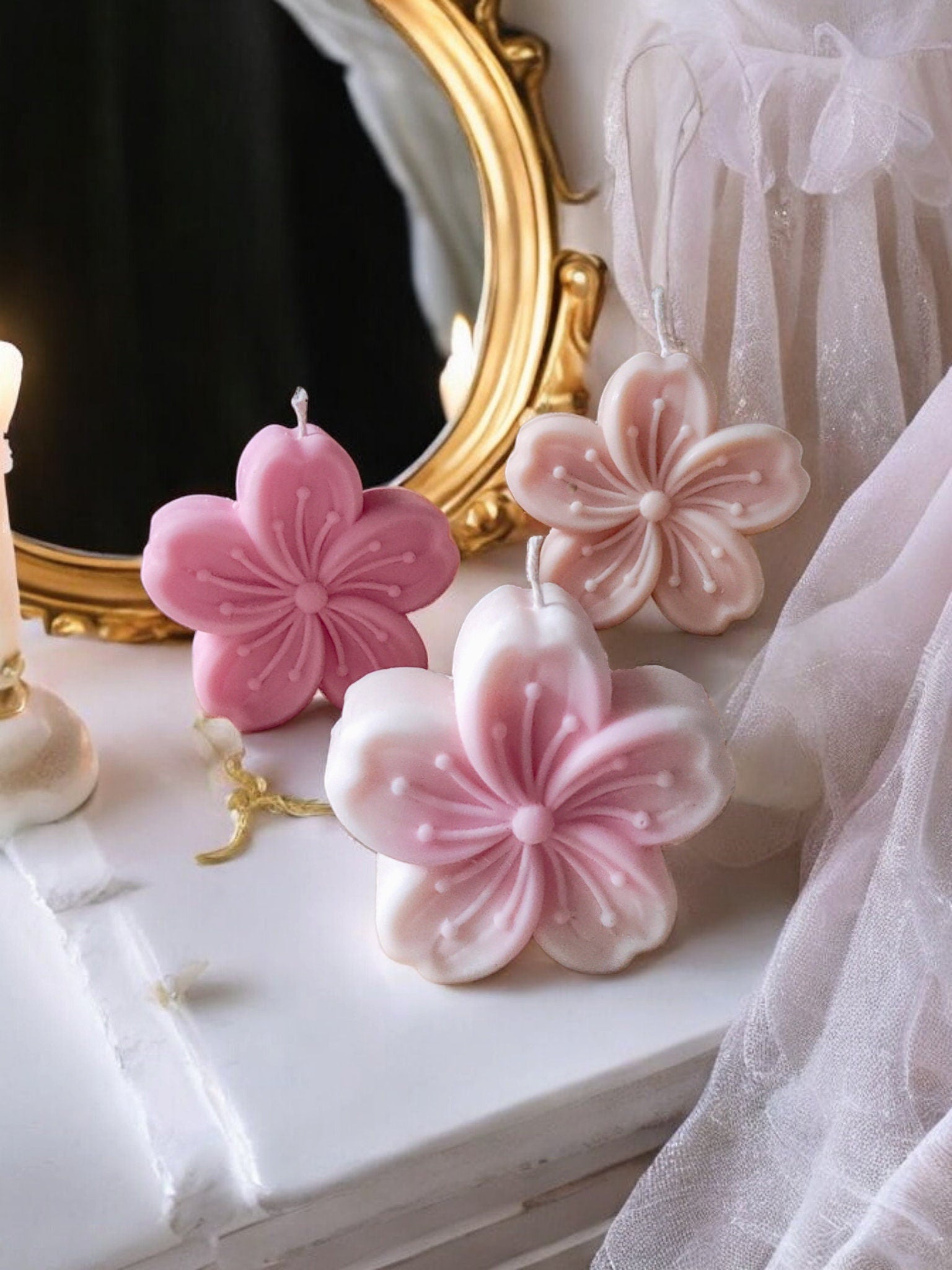 La Jolie Candle Boutique Cherry Blossom Candle la-jolie-candle-boutique-cherry-blossom-candle