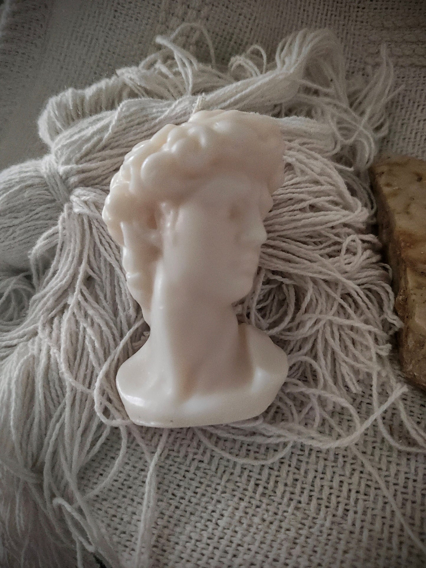 Mini David Head bust Pillar Candles