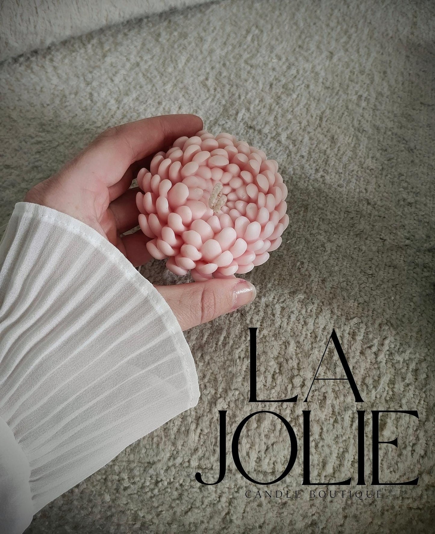 Chrysanthemum flower Soy Wax Candle