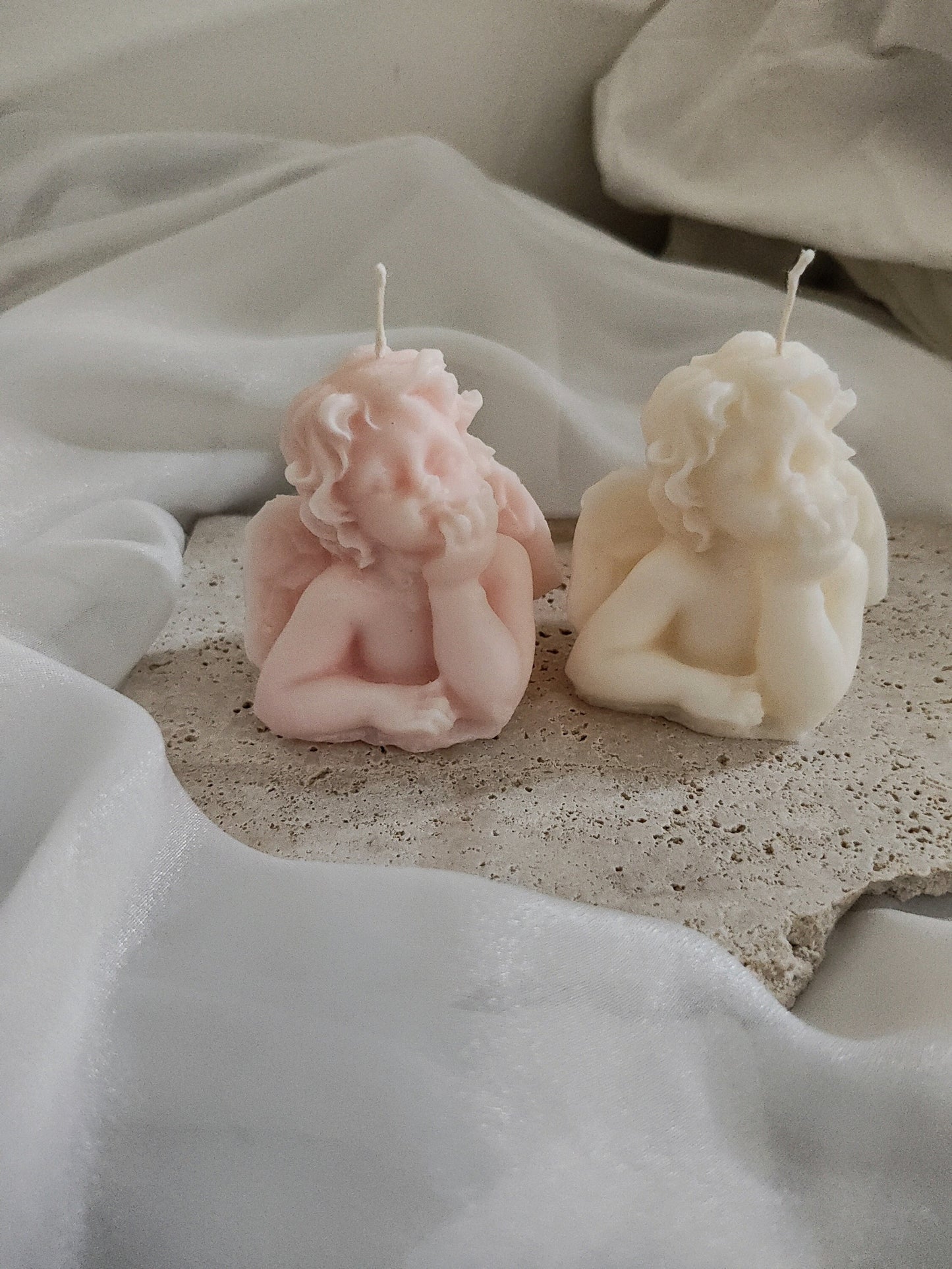 le petit angel Mini Angel Pillar Candle