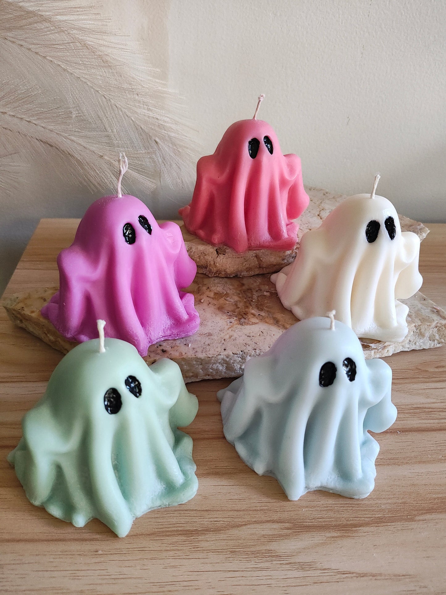 Cute little Ghost Pillar Candle