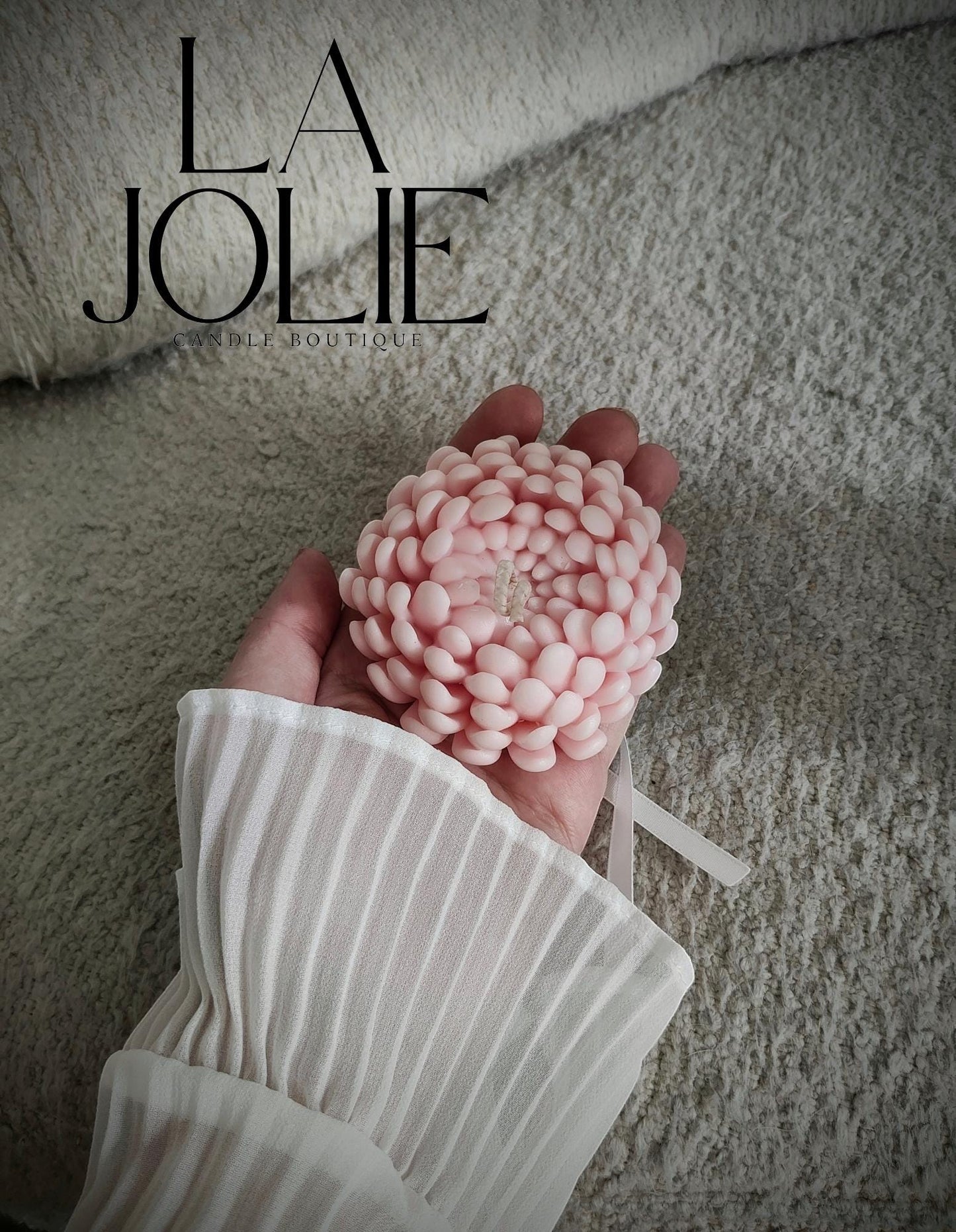 Chrysanthemum flower Soy Wax Candle