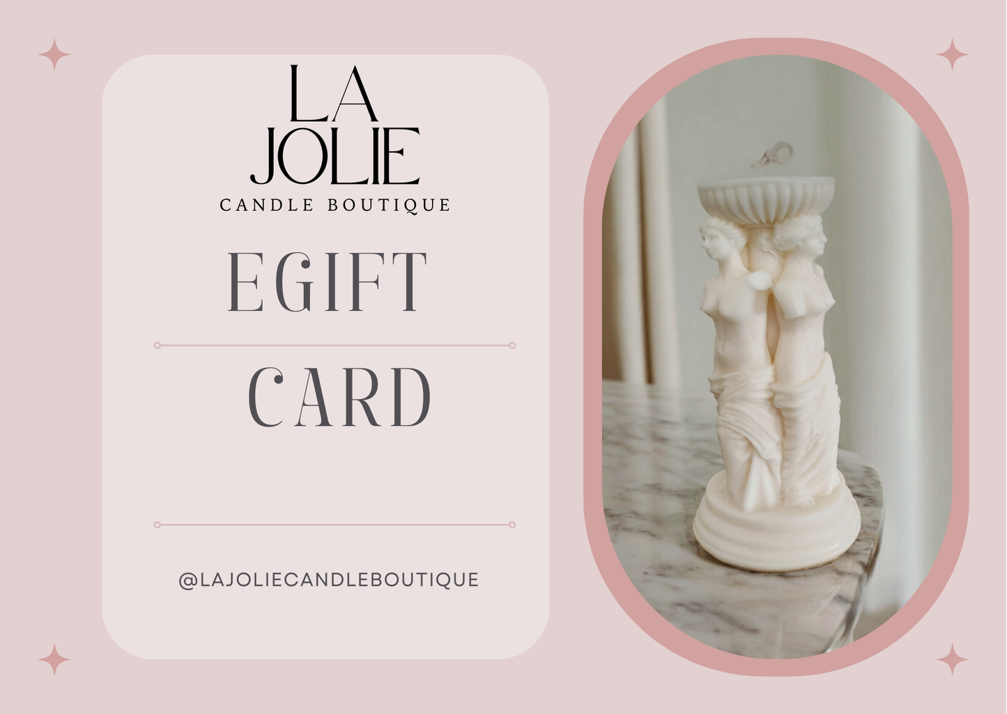 La Jolie Candle Boutique E-Gift Card