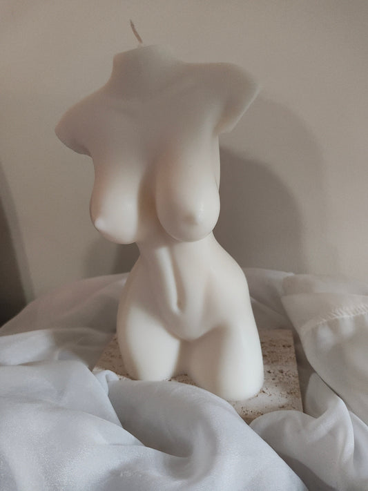 Female XL large femme body Pillar Candle