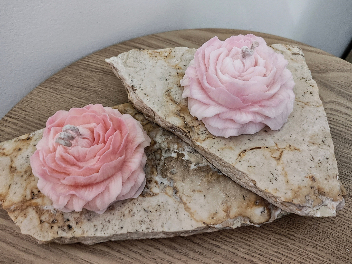 Rosier peony flower candle