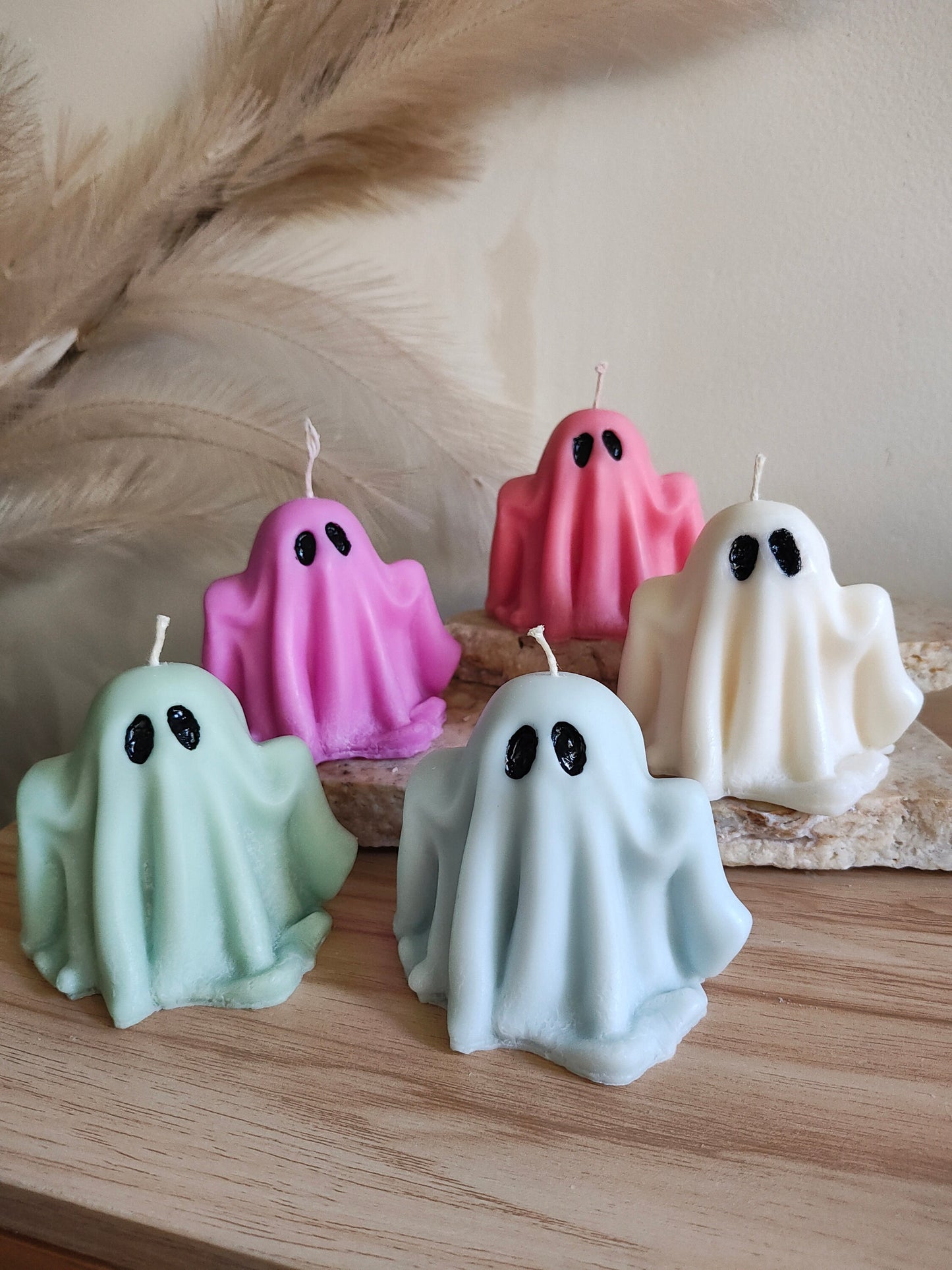 Cute little Ghost Pillar Candle