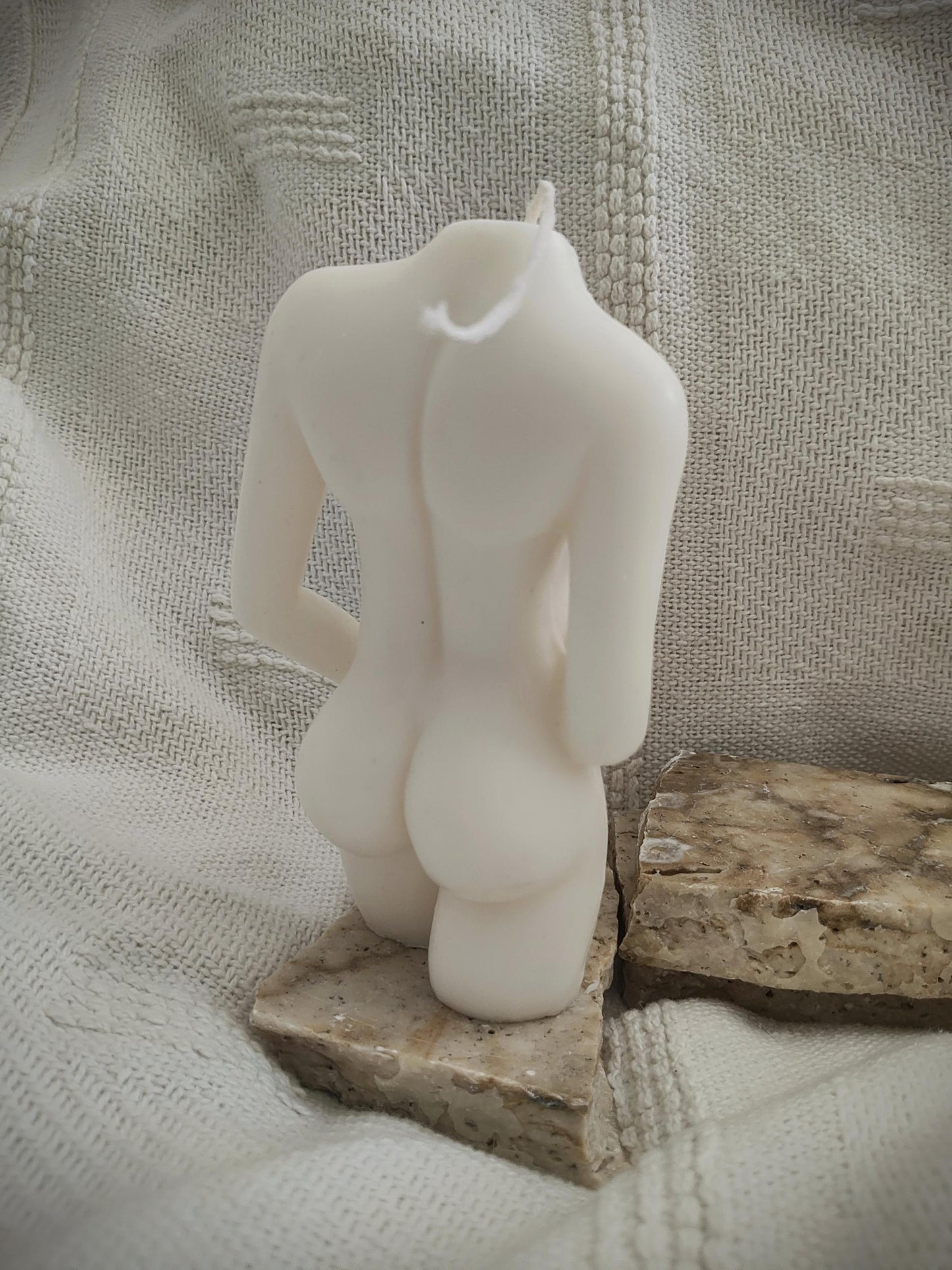 Pregnant Body figure Pillar Candle