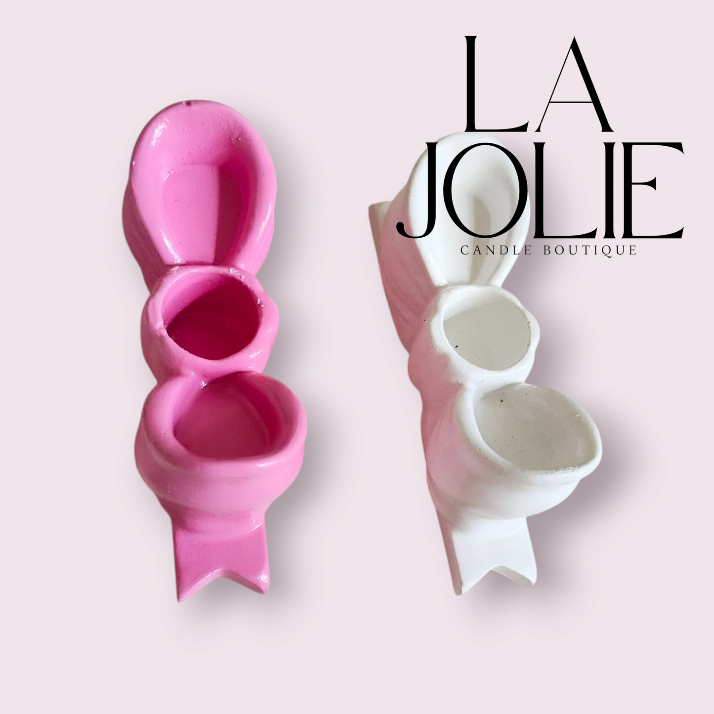 Cute Bow Candle Holder