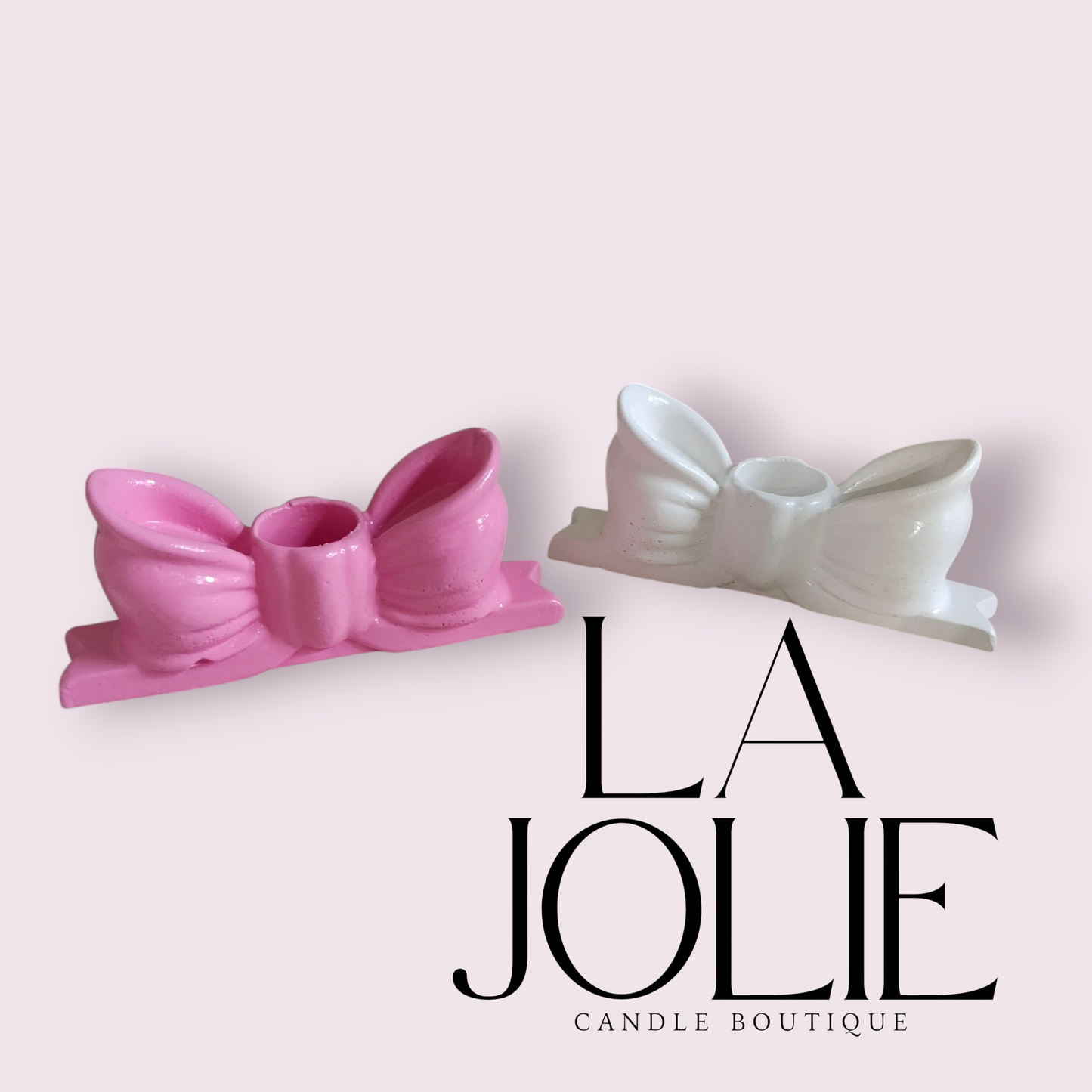 Cute Bow Candle Holder