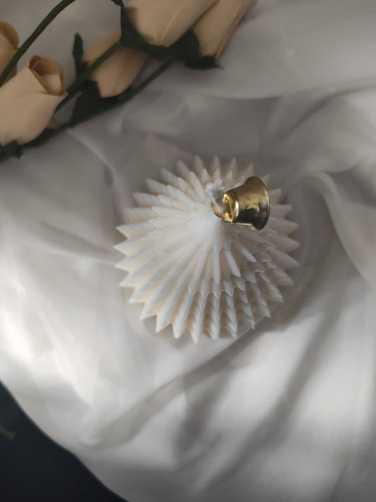 Decorative Christmas tree soy candle