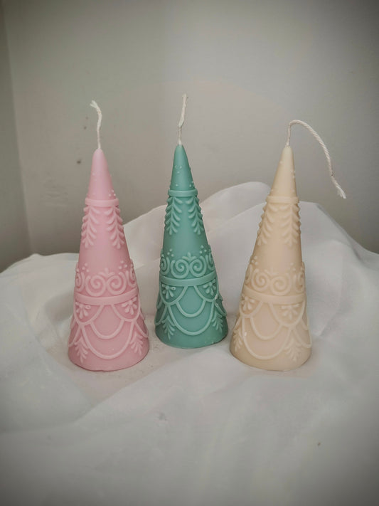 Mini point Christmas Tree Candle
