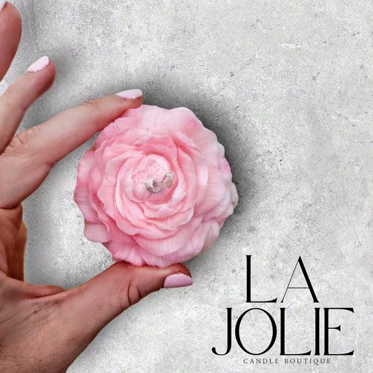 Rosier peony flower candle
