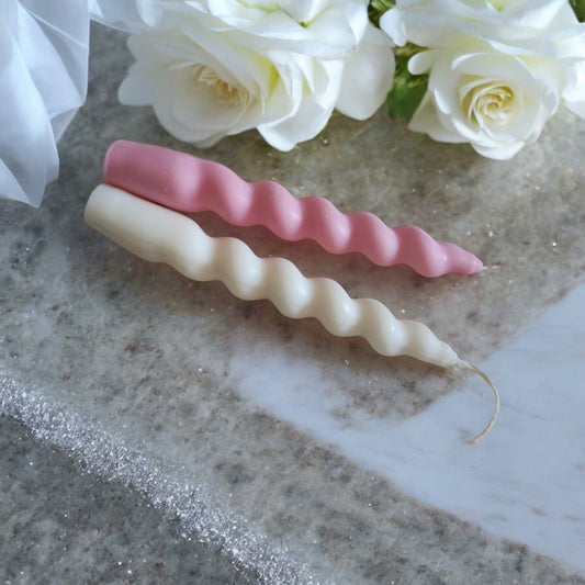 Tapered twisted Pillar Candle
