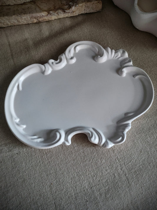 Vintage look coquette tray