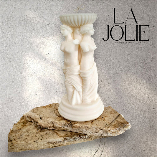 Trio de déesses Pillar Candle